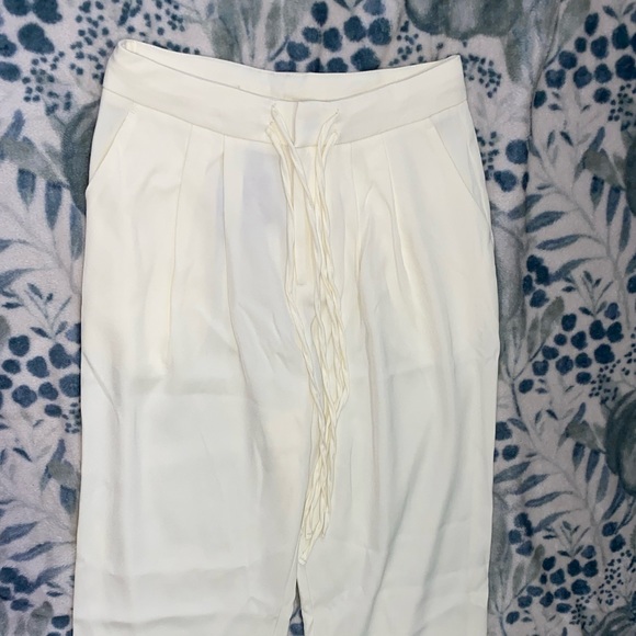 HALARA Cream Wide Leg Pants - Picture 4 of 14